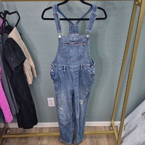 Tommy Hilfiger Blue Denim Women Jeans Overalls
